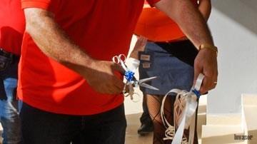 Inauguración de obras en Morón