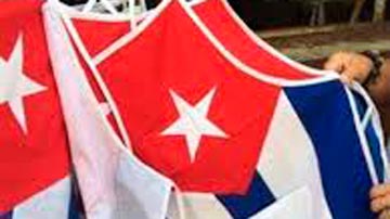 Delantal con bandera cubana