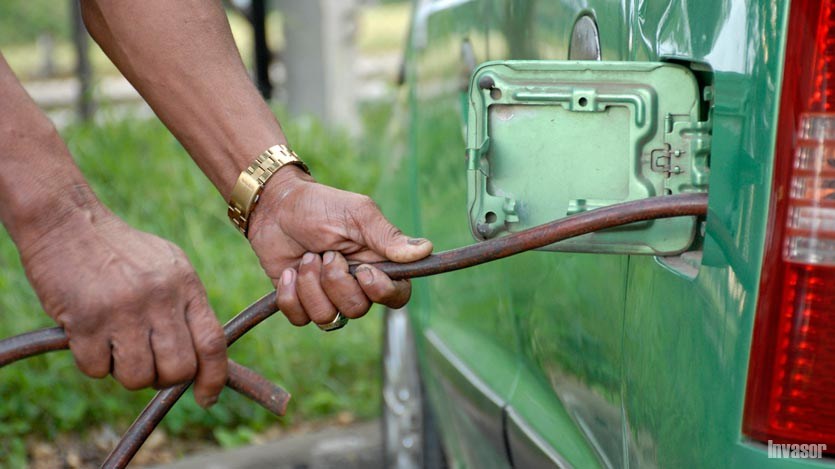 Desvío de gasolina