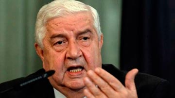 Canciller sirio Walid Al-Moallem