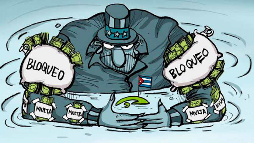 bloqueo de EE.UU. a Cuba 