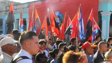 Paso de la Caravana de la Libertad por Ciego de Ávila