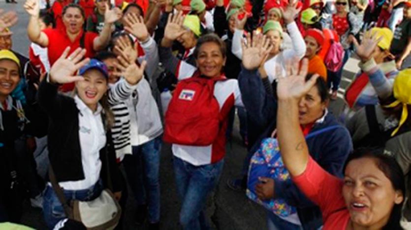 Venezolanos en las calles