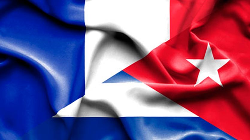 banderas de cuba y francia