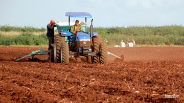 preparación de tierra