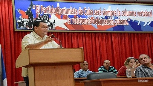 Felix Duarte en la asamblea de la Upec