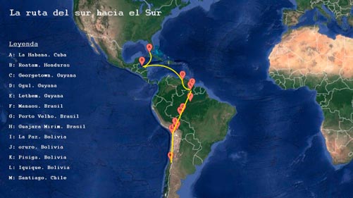 Mapa de la ruta