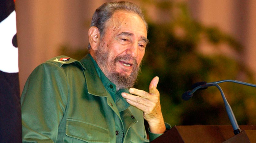 Panel dedicado a Fidel