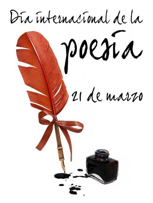 Cartel por el día de la poesía