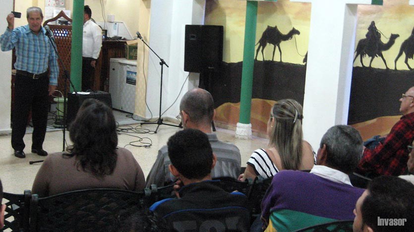 Acto en la Unión Árabe de Ciego de Ávila