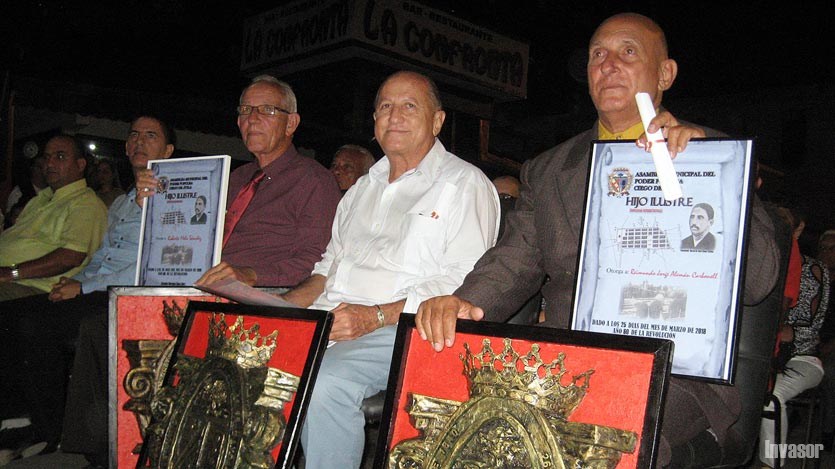 Los tres galardonados