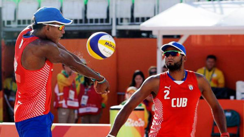 Daisel Quesada y Karell Peña, Voleibol de playa