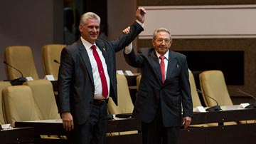 Miguel Díaz-Canel, presidente del Consejo de Estado y del Consejo de Ministros de Cuba