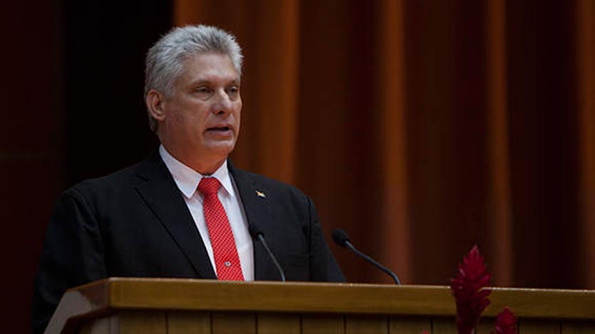 Miguel Díaz-Canel, presidente del Consejo de Estado y del Consejo de Ministros de Cuba