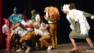 Puesta en escena de la Carpetica de Yarey
