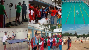 Compilación de fotos de los atletas