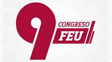 Logo del 9 Congreso de la FEU