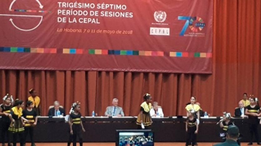 Inicio de sesionesde la CEPAL