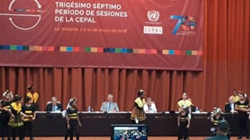 Inicio de sesionesde la CEPAL