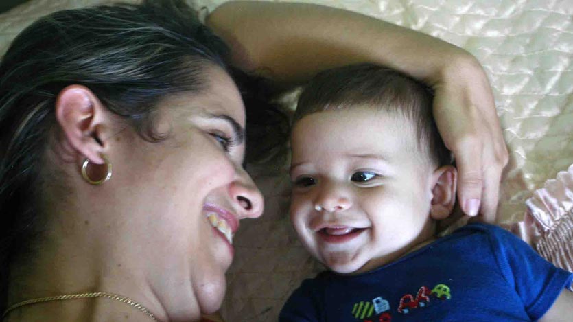 Madre con bebé