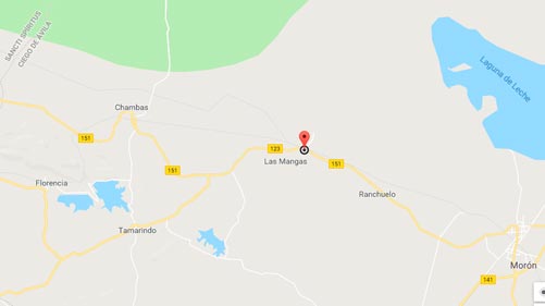 Ubicación de Falla en el mapa