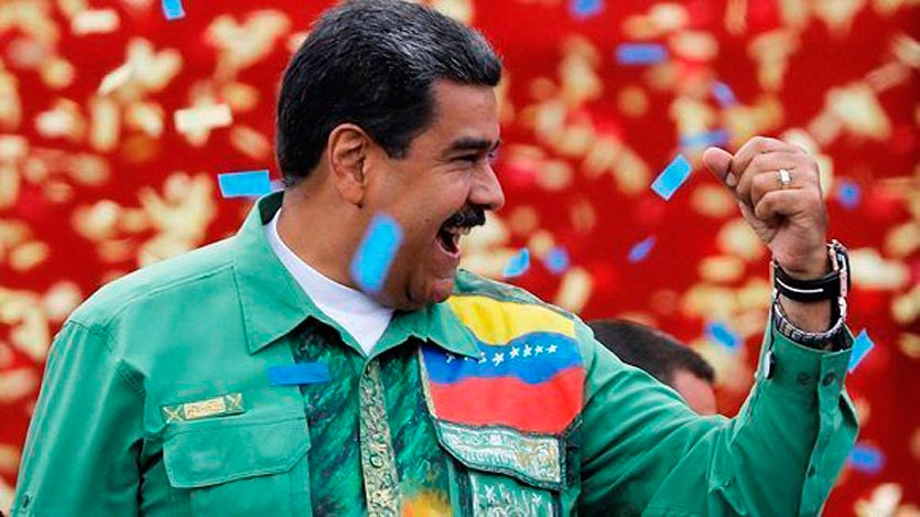 Nicolás Maduro victorioso