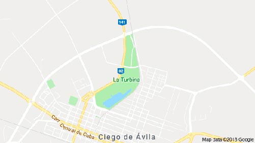 Ubicación de la Turbina en el mapa