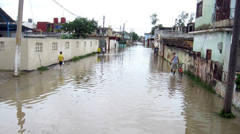 Municipio Morón inundado