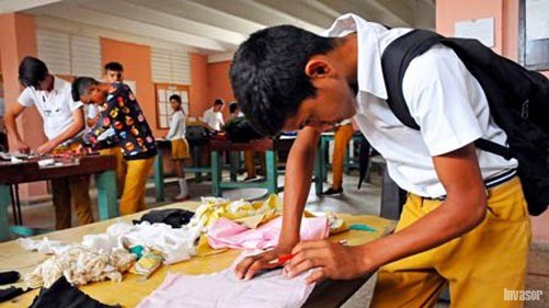 Alumnos en la escuela