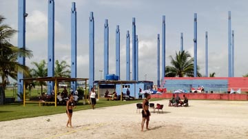 Jugadoras de voli de playa