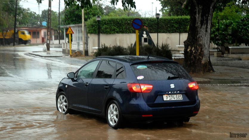Calle inundada