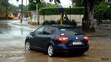 Calle inundada