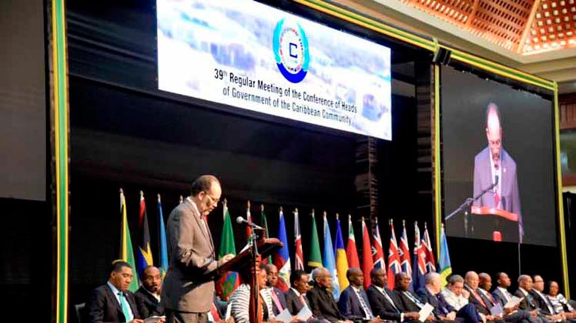 Mandatarios en Caricom