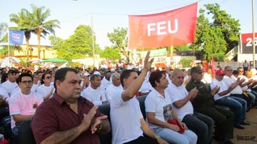 Acto por el 26 de Julio en Ceballos