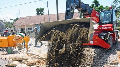 Trabajador en proceso constructivo