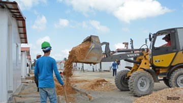 Trabajador en proceso constructivo