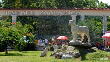 Vista panorámica del Parque Zoológico