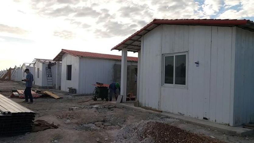 Casas construidas en Chambas