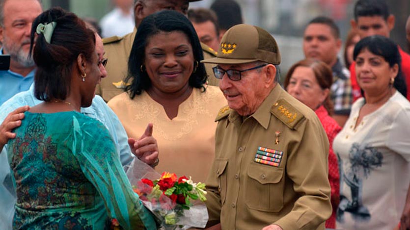 Raúl Castro en Santiago de Cuba