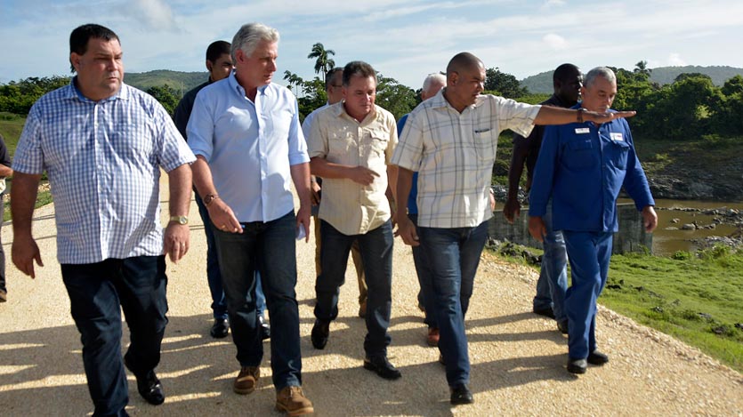 Díaz-Canel de recorrido por Florencia