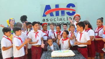 Payasos y niños