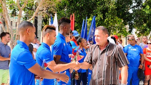 Reconociemiento a deportistas que participaron en Barranquilla 2018