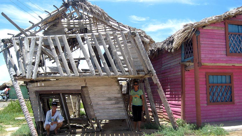 Casa inclinada