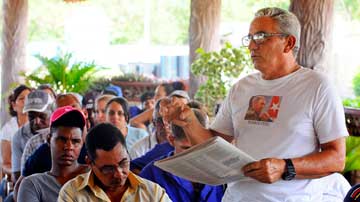 Debate del proyecto de Constitución de la República de Cuba
