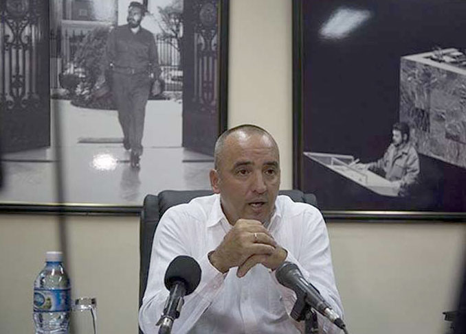 Ernesto Soberón, director del Departamento de Asuntos Consulares y Cubanos Residentes en el Exterior