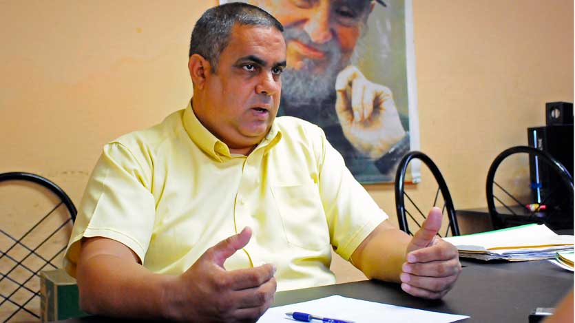 Edelso Pérez Fleita, presidente de la Unión Nacional de Juristas en Ciego de Ávila