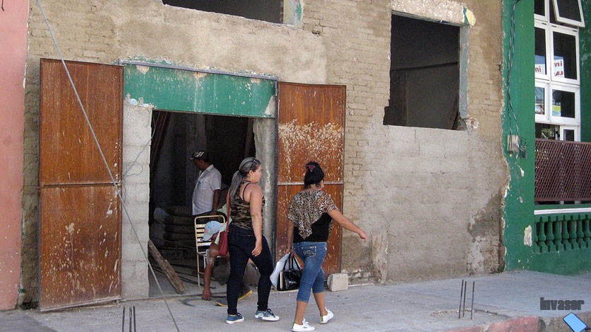 Fachada de la construcción del Museo del deporte