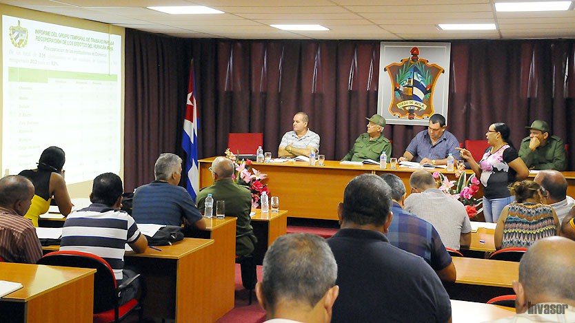 Reunión para evaluar la recuparación