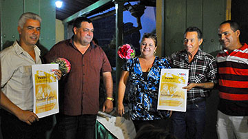 Periodistas reciben premio Eddy Martín 