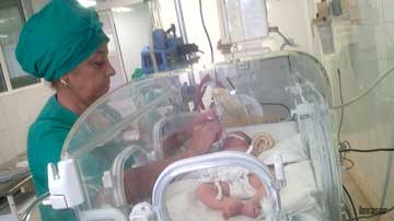 servicio Neonatología del hospital de Morón